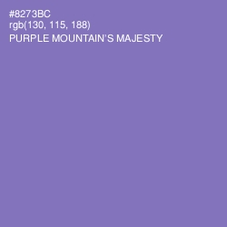 #8273BC - Purple Mountain's Majesty Color Image